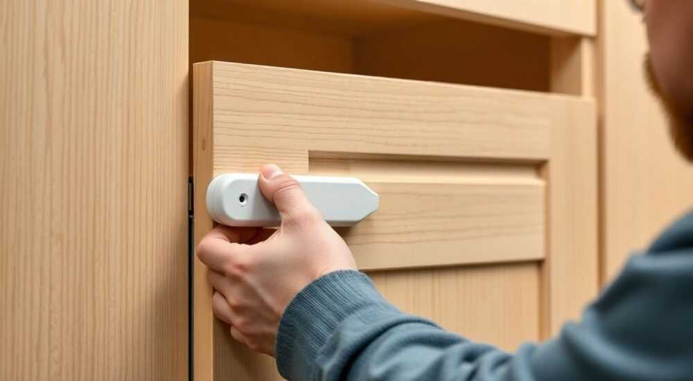 Как отремонтировать дверцу кухонного шкафа с доводчиком
