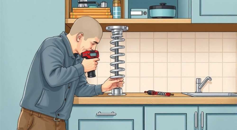 Как отремонтировать газлифт кухонного шкафа