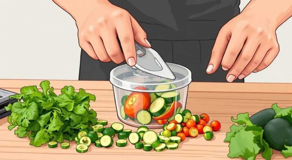 Как овощерезкой нарезать кубиками