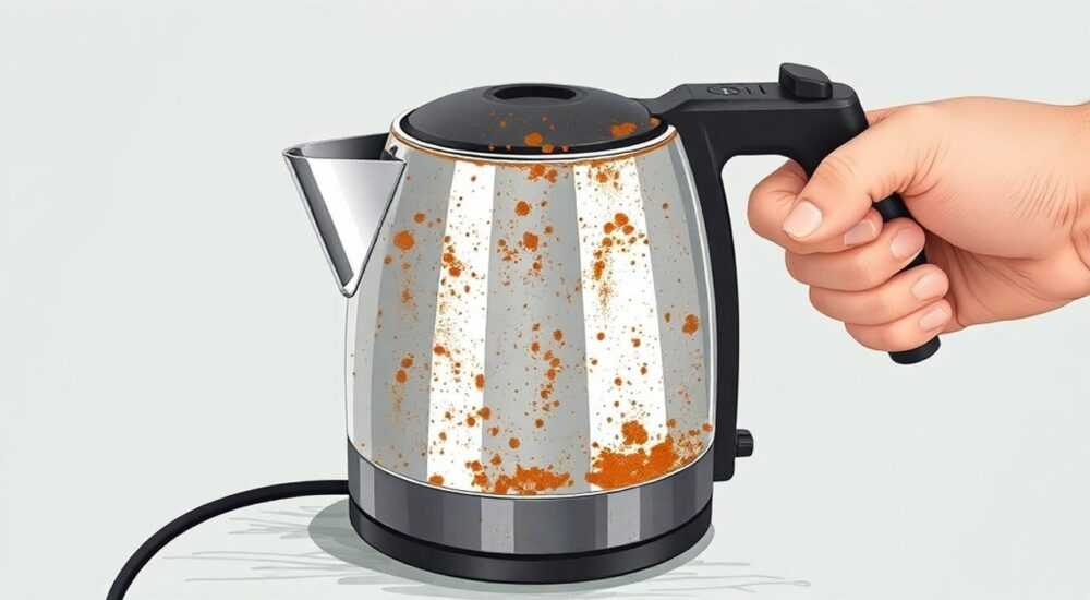 Как почистить электрический чайник от ржавчины внутри