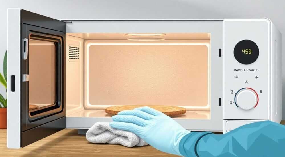 Как почистить микроволновку в домашних условиях внутри быстрый способ