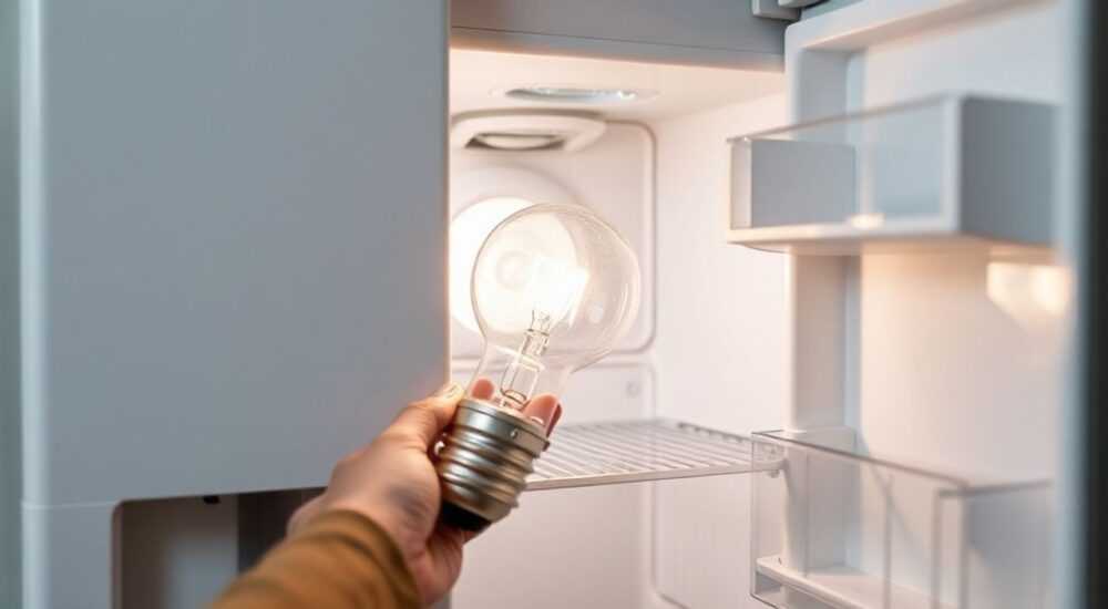 Как поменять лампочку в холодильнике ariston hotpoint