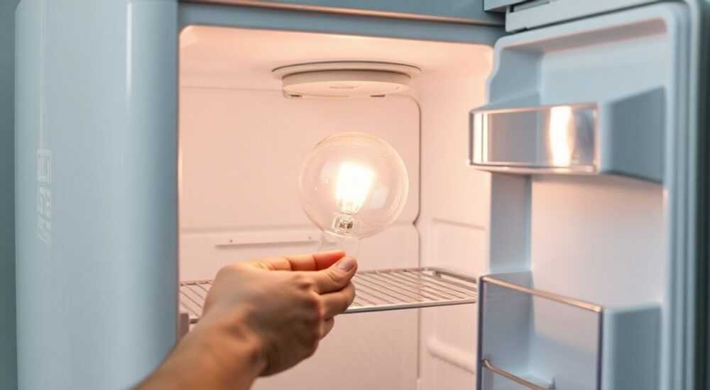Как поменять лампочку в холодильнике бирюса двухкамерный
