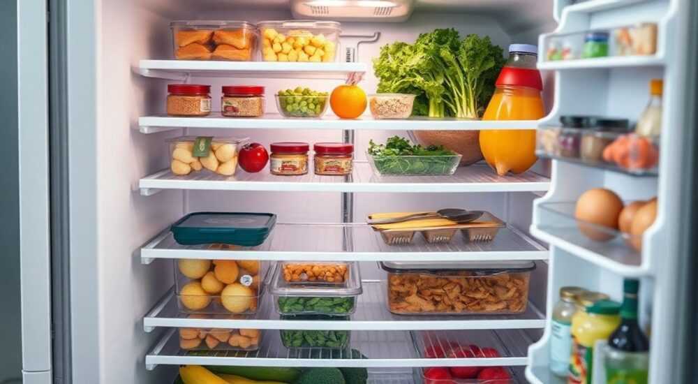 Как правильно распределить продукты в холодильнике