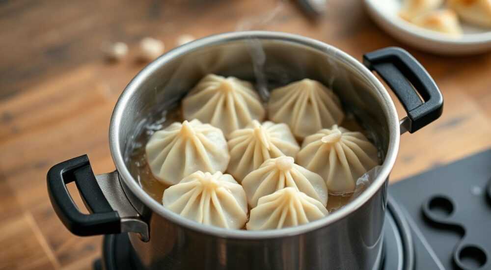 Как приготовить пельмени в чайнике
