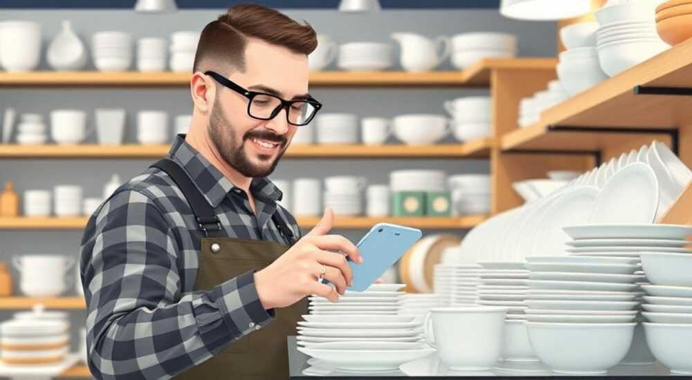 Как продавать посуду в магазине