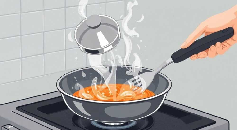 Как прокалить сковороду чтобы не пригорало