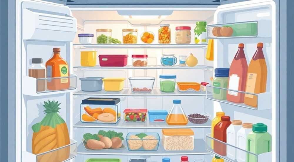 Как раскладывать продукты в холодильнике