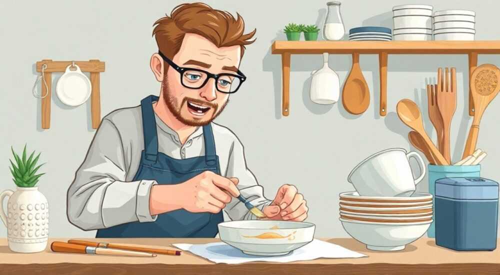 Как раскрасить посуду
