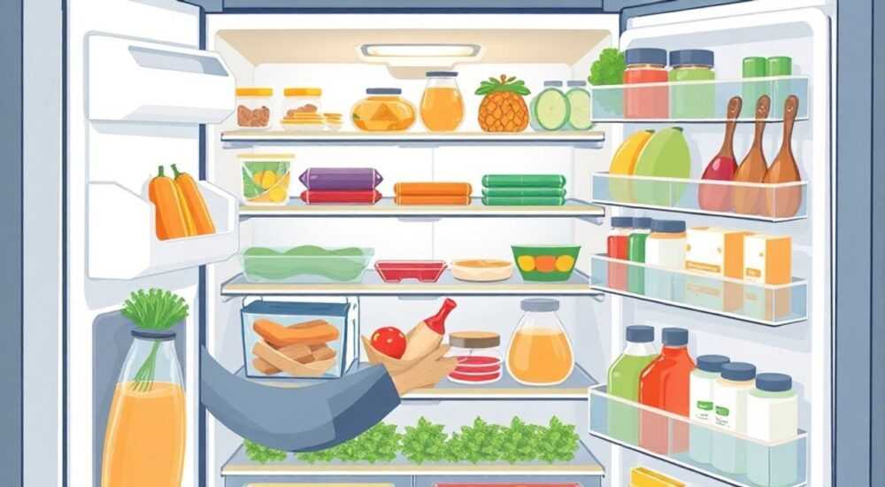 Как располагать продукты в холодильнике правильно