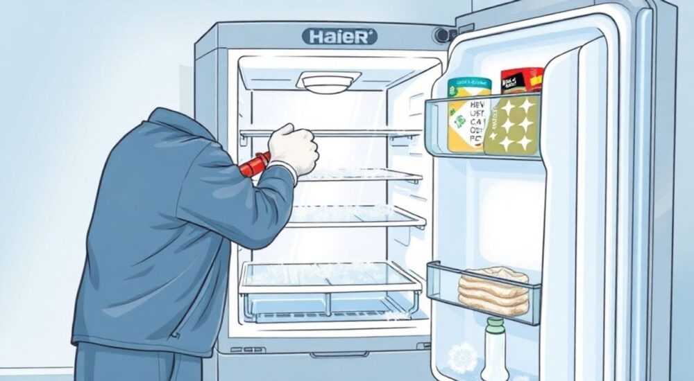 Как размораживать холодильник haier