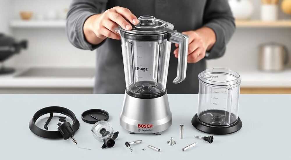 Как разобрать блендер bosch ergomixx 750w