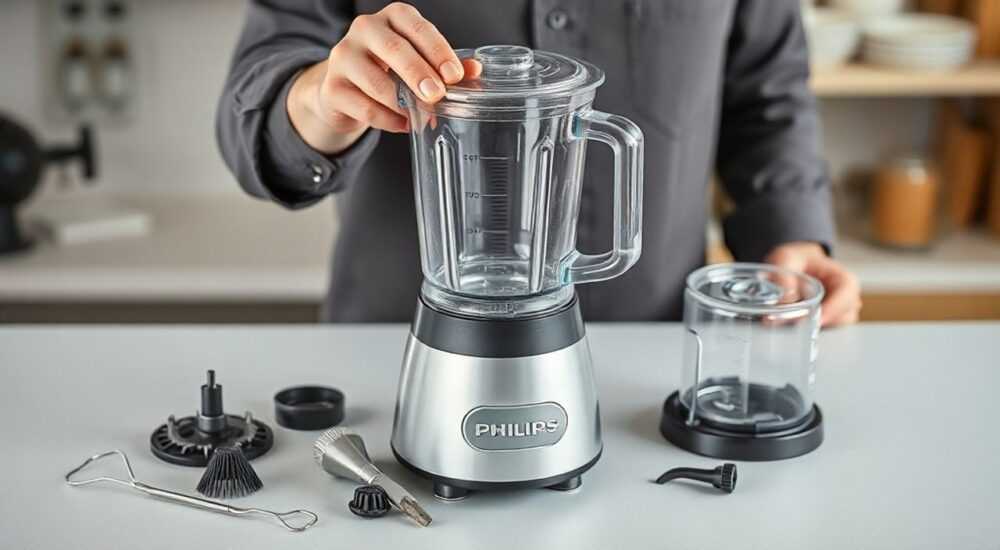 Как разобрать блендер philips
