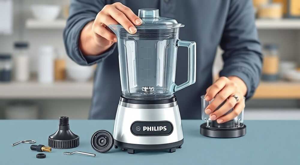 Как разобрать редуктор блендера philips