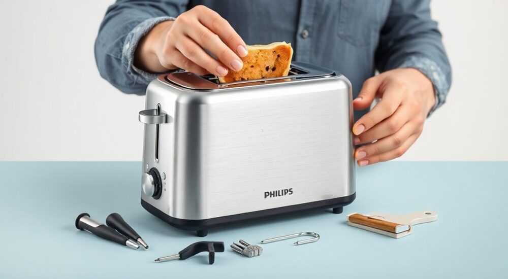 Как разобрать тостер philips