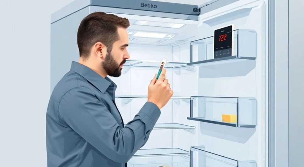 Как регулировать температуру в холодильнике beko