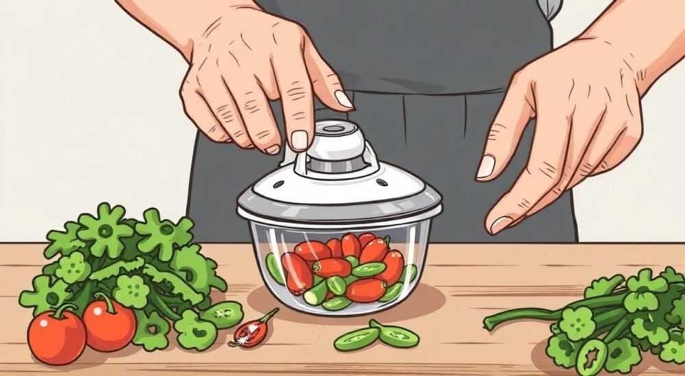 Как резать овощерезкой