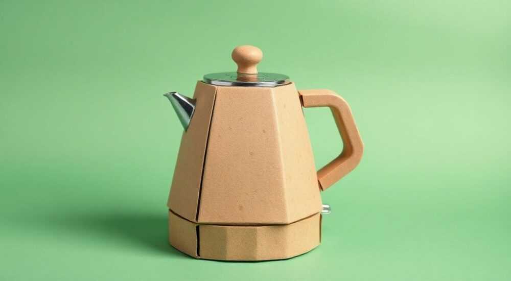 Как сделать чайник из картона