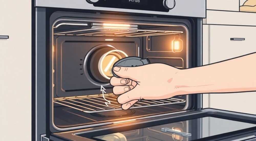 Как снять дверь в духовом шкафу