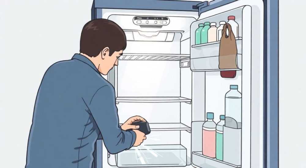 Как снять двери на холодильнике