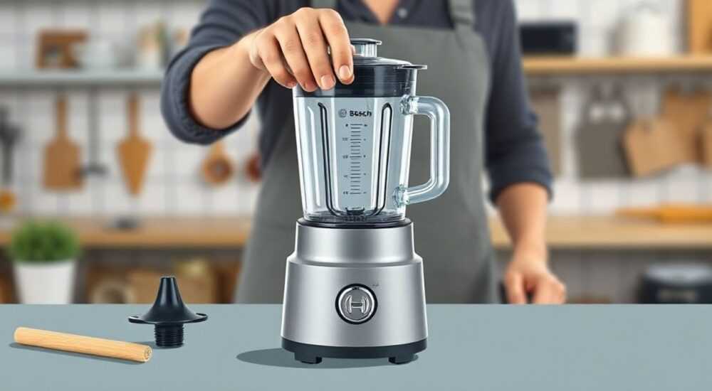Как собрать блендер bosch