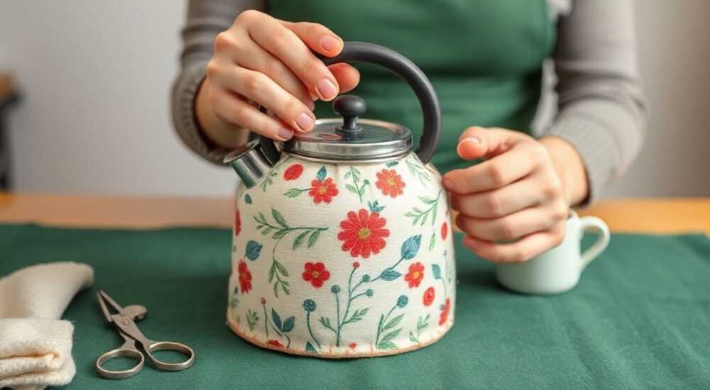 Как сшить грелку на чайник своими руками