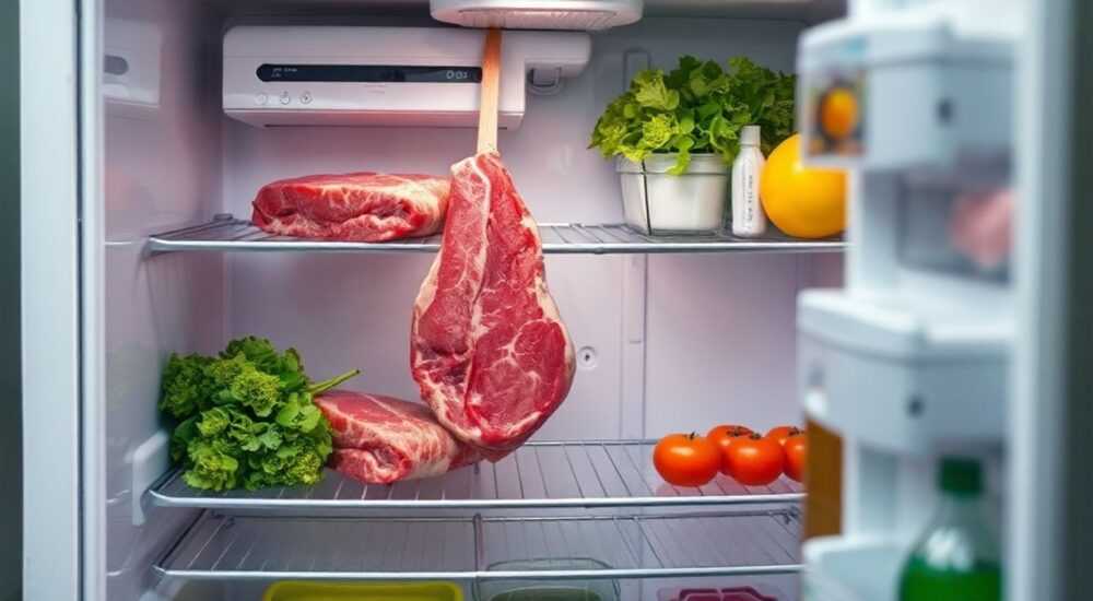 Как убрать запах мяса из холодильника