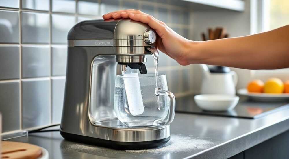 Как удалить накипь в кофемашине delonghi autentica