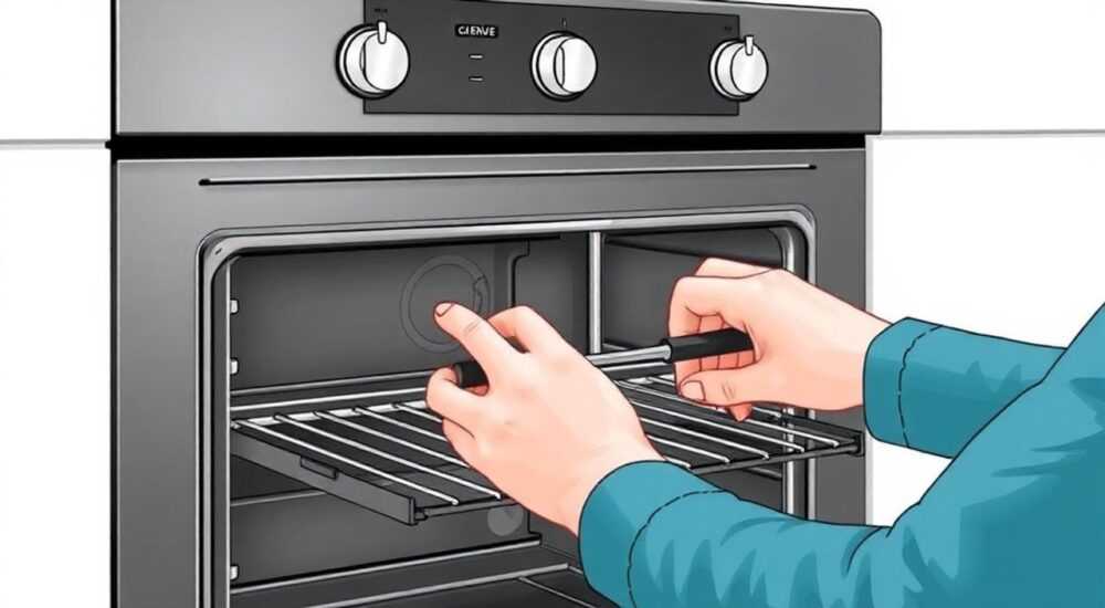 Как установить направляющие в духовом шкафу gorenje