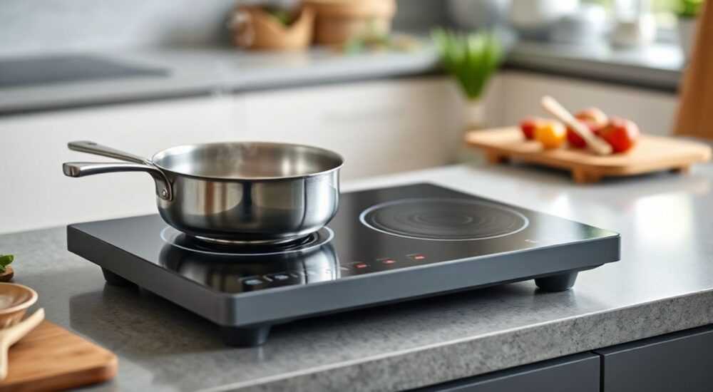 Как включить индукционную плиту midea двухконфорочная