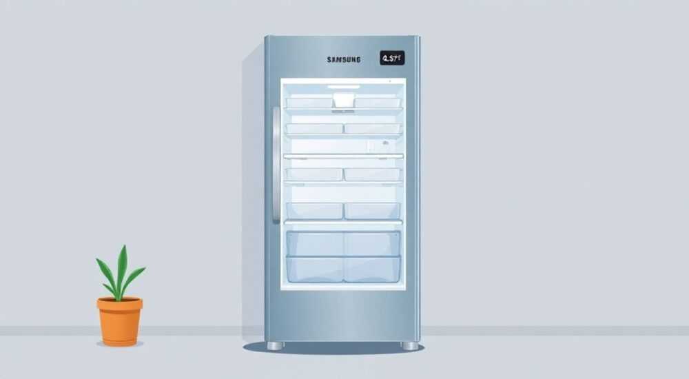 Как выключить холодильник samsung