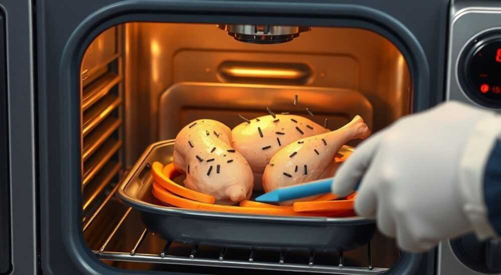 Как запечь курицу в электродуховке