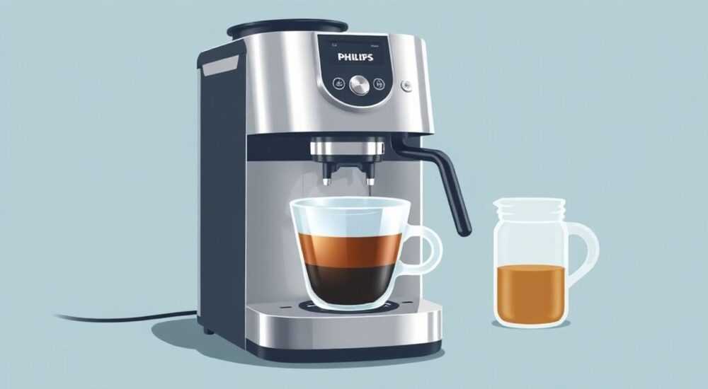 Как запустить очистку кофемашины philips