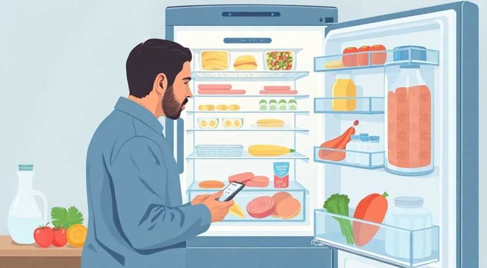 Каким способом и как изменяется внутренняя энергия продуктов положенных в холодильник