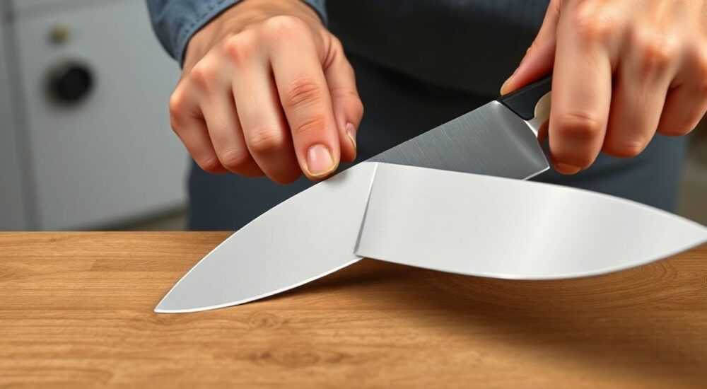 Какой угол заточки для кухонных ножей в градусах