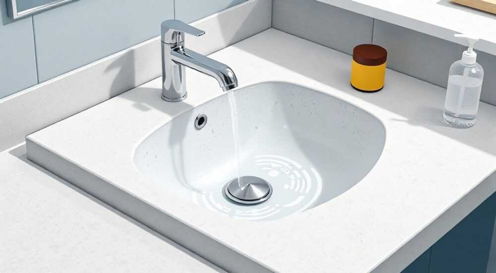 Каменная раковина чем отмыть