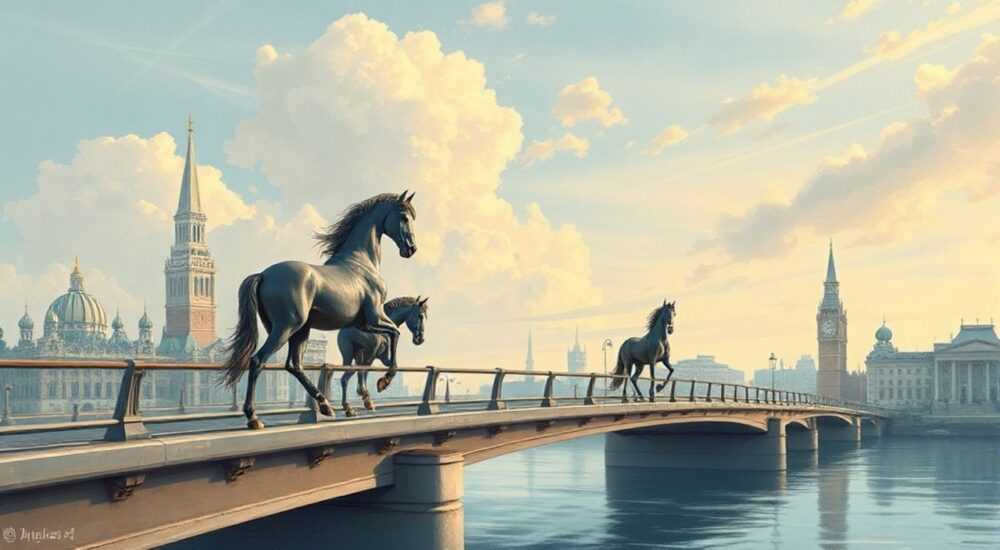Кони на аничковом мосту архитектор