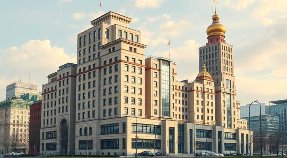 Конструктивизм здания в москве