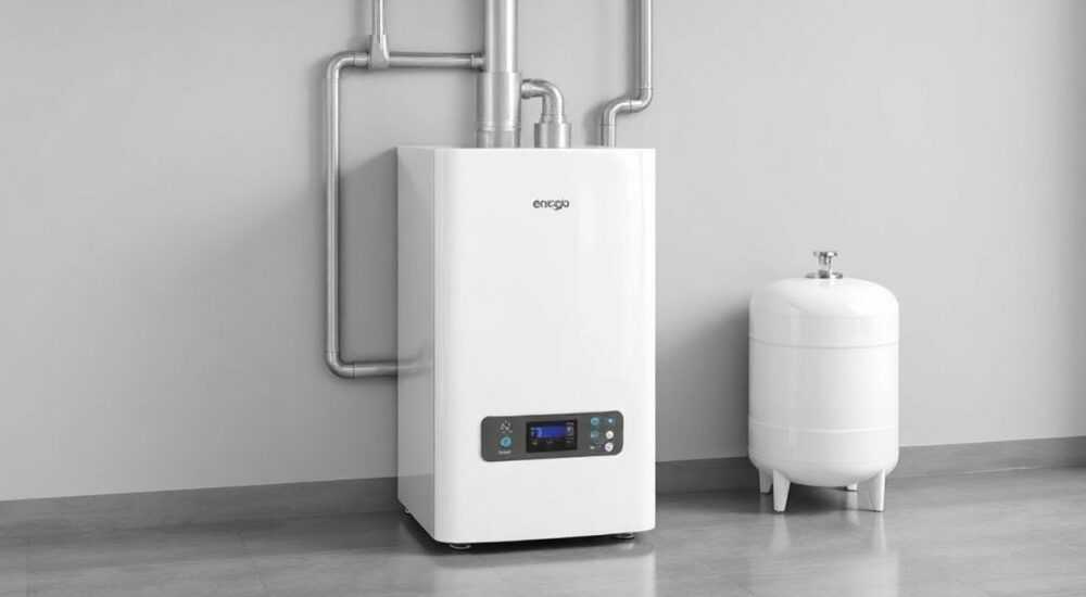 Котел газовый двухконтурный напольный энергонезависимый с бойлером