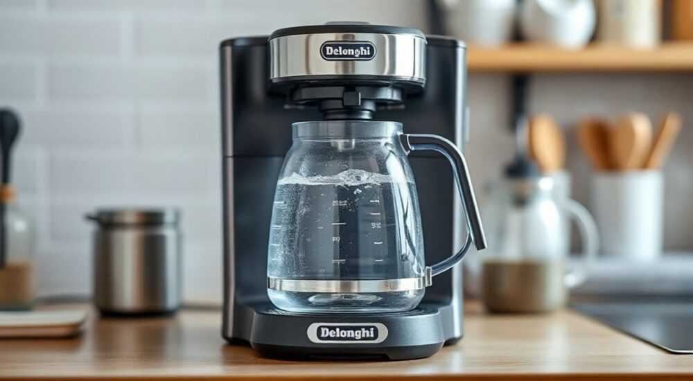Куда заливать воду в кофемашину delonghi