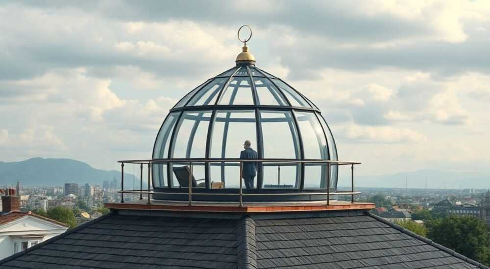 Лофт купол на крыше
