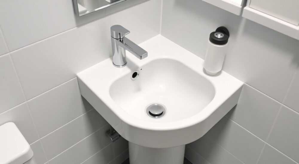 Маленькая раковина в туалет wellsee wc area