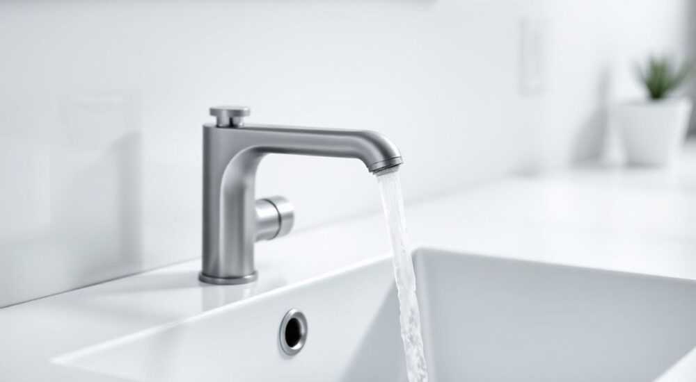 Матовый кран для раковины