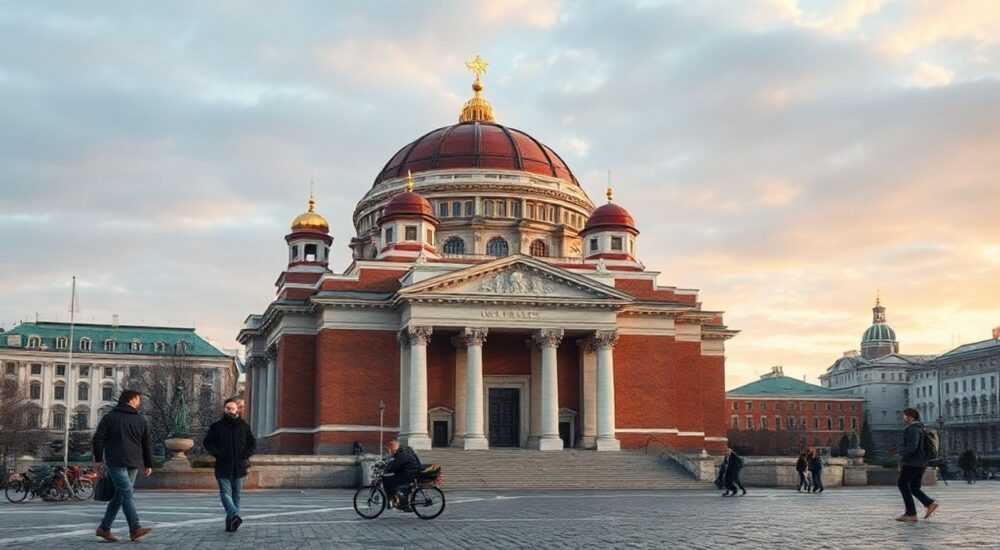 Мавзолей в и ленина на красной площади в москве архитектор