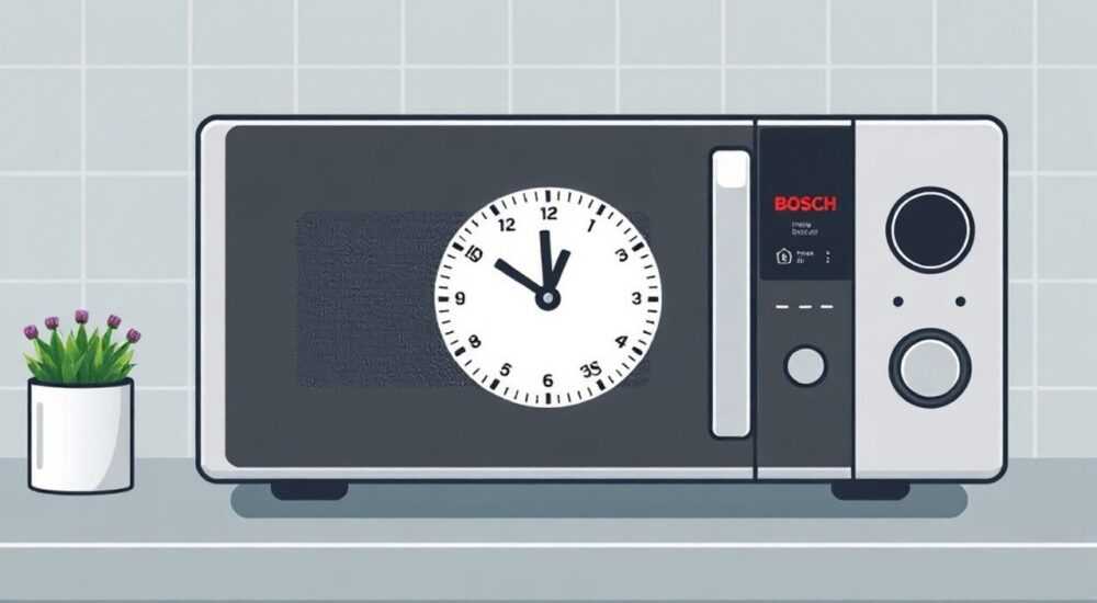 Микроволновка бош как настроить время