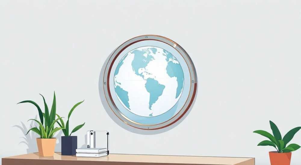 Mirror planet зеркало интерьерное