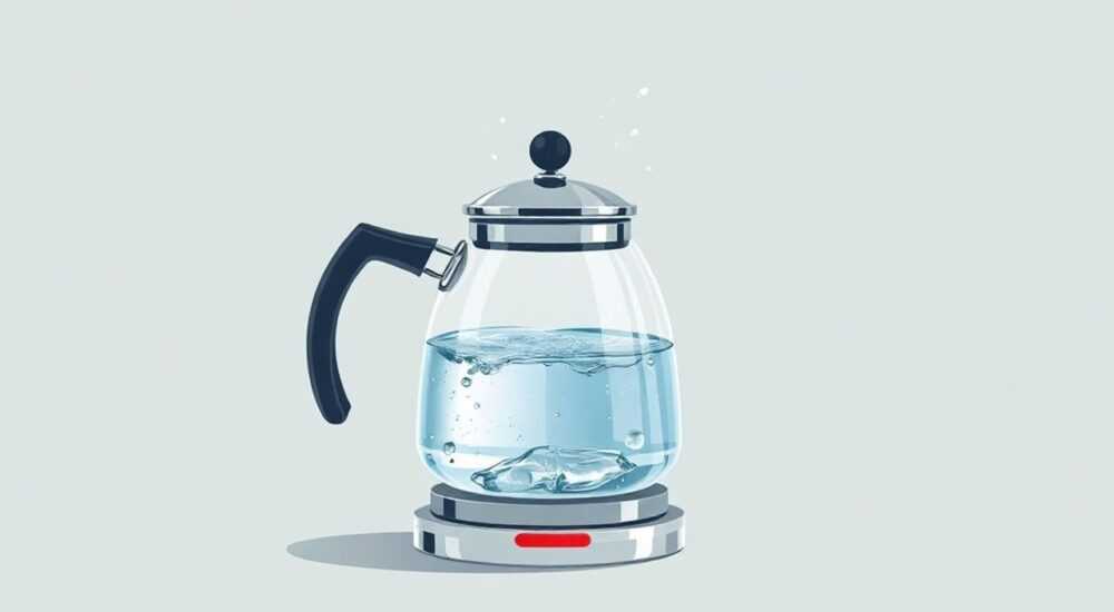 Накипь в чайнике от какой воды