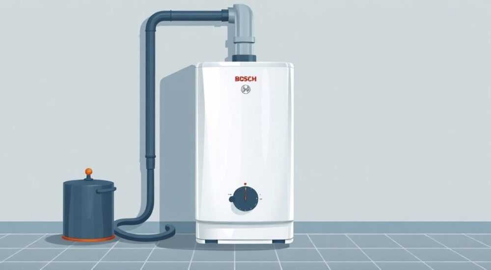 Напольный газовый котел bosch