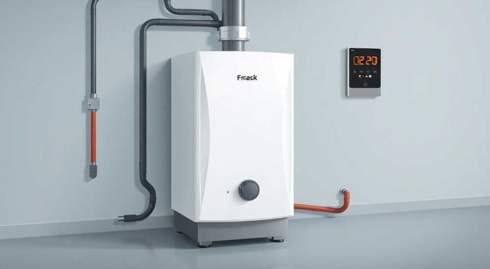 Напольный газовый котел с электронным управлением