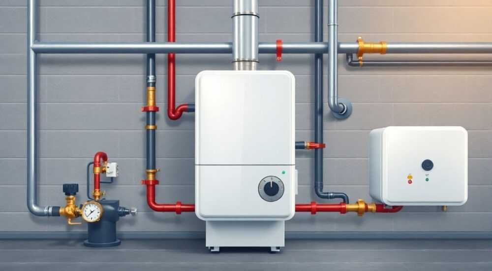 Обвязка напольного газового котла
